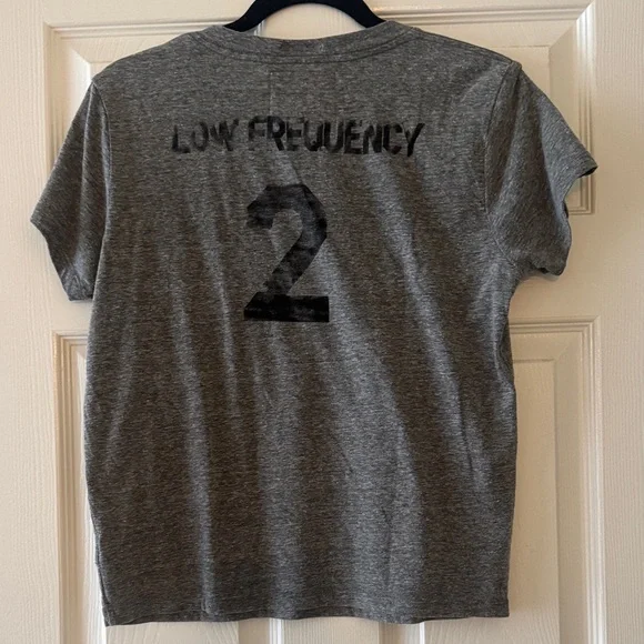 MOTHER Denim Gray Graphic T-Shirt Sz M - Picture 2 of 4